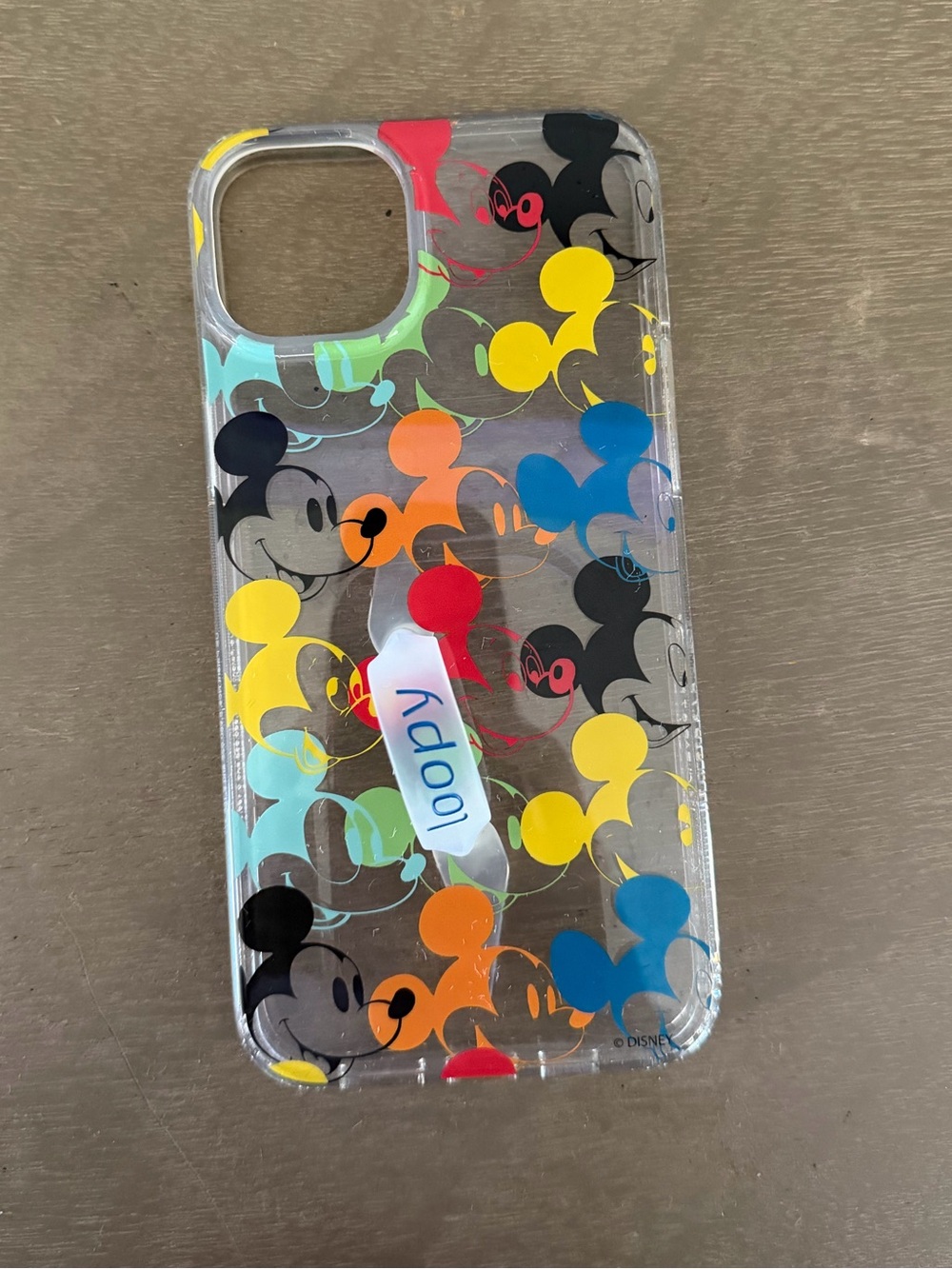 Disney Loopy Case with Multicolor Mickey Heads